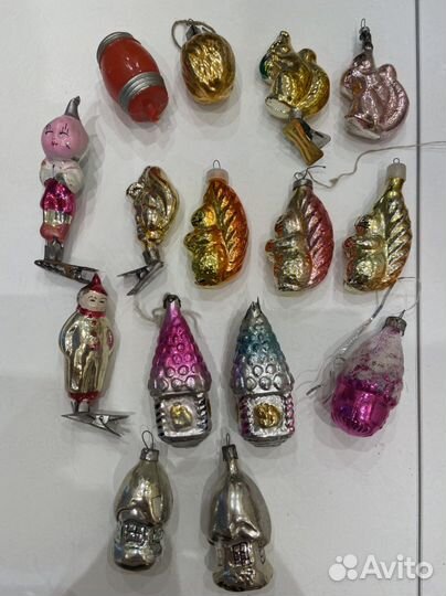 Елочные игрушки советские