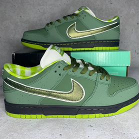 Кроссовки Nike dunk low green lobster