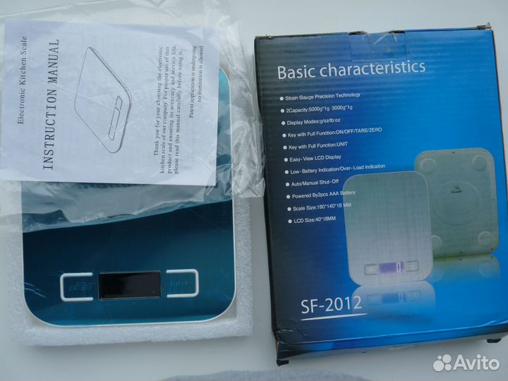 Весы кухонные настольные электронные новые