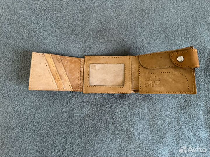 Кошелёк кожаный ручной работы