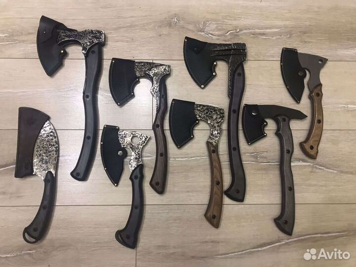 Кованый топор (Скиф) цельно металлический