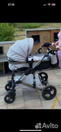 Коляска 2 в 1 бу