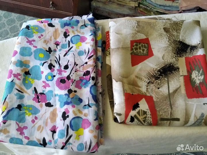 Отрезы разной ткани