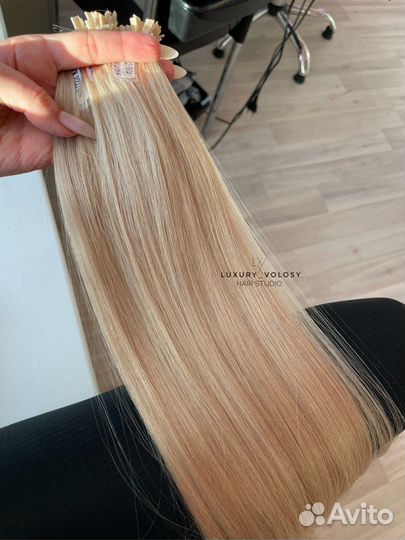 Волосы на капсулах для наращивания мелирование