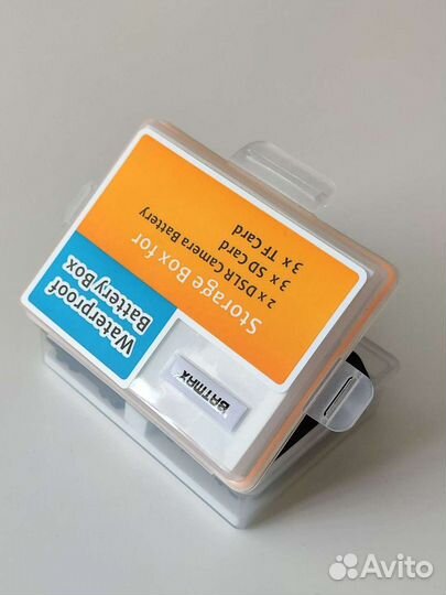 Бокс для батарей и карт памяти SD водонепроницаемы