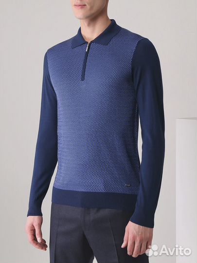 Поло из шерсти и шелка Castangia