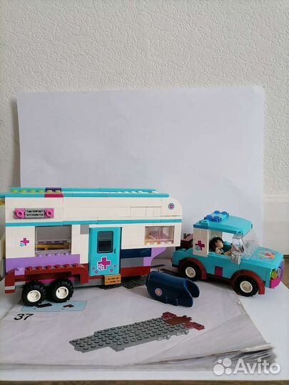 Lego friends ветеринарная машина 41125