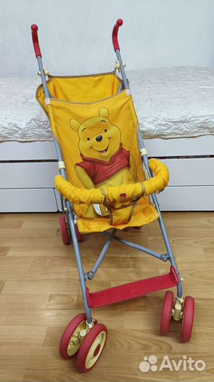 Коляска прогулочная трость disney Винни пух