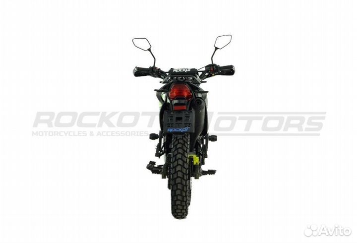 Мотоцикл эндуро rockot XR250 (черный/зеленый, 21/1