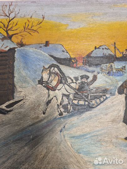 Антикварная картина