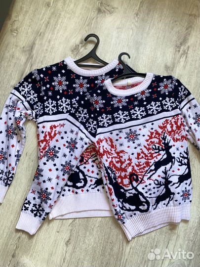 Парные новогодние кофты