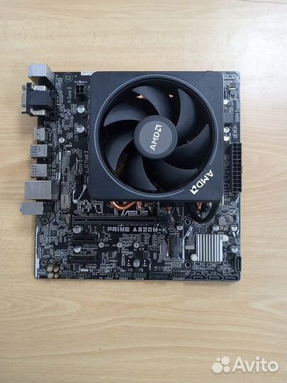 Материнская плата asus + процессор Ryzen 5 /пп