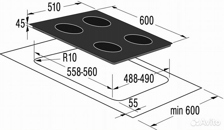 Варочная поверхность Gorenje IT 6 SYB