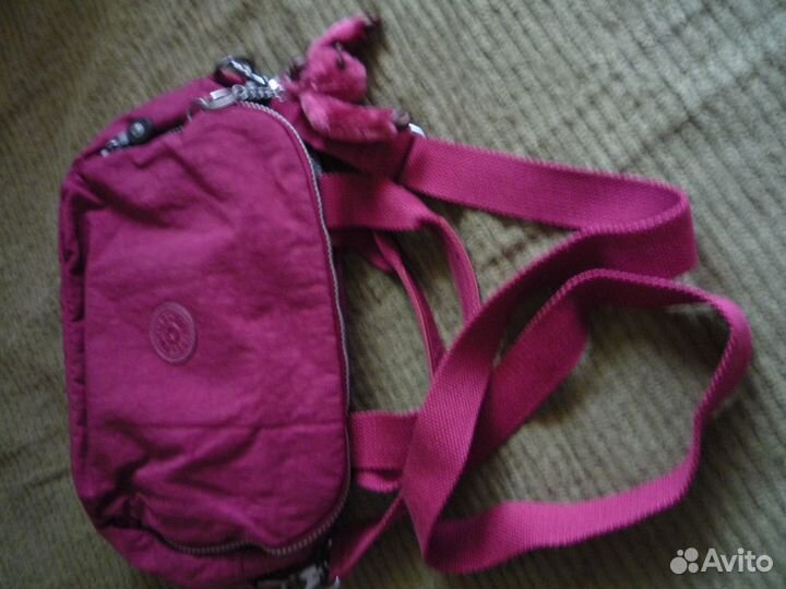 Новая сумка фирмы киплинг с брелком обезьянка