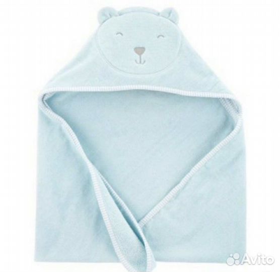 Carters полотенце новое с мишкой