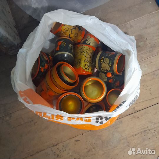 Посуда хохлома СССР