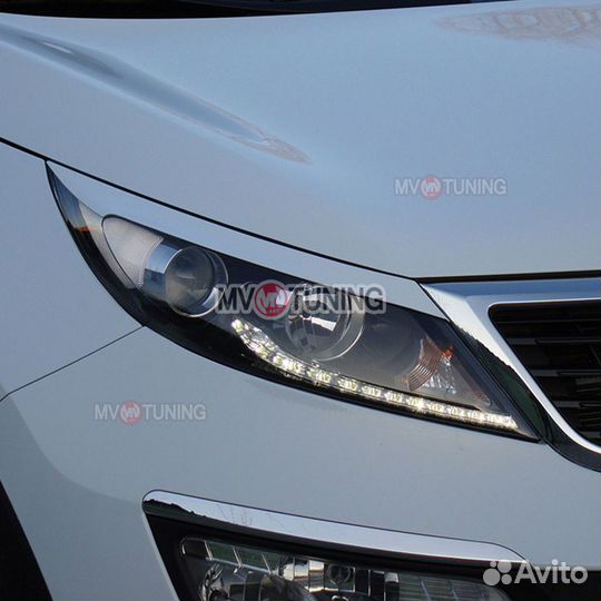 Реснички на Kia Sportage 3rd