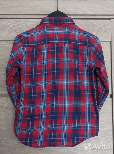 Рубашка Wrangler, оригинал, на 8 лет, яркая клетк