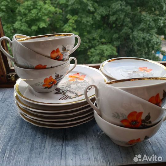 Чайный сервиз Дулевский фарфор