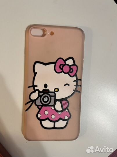 Чехлы на айфон iPhone 7+ 8+ Hello Kitty