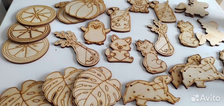 Деревянные заготовки для творчества