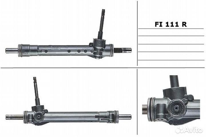 Рулевая рейка Fiat 500, 500C 2007, Panda 2003, For