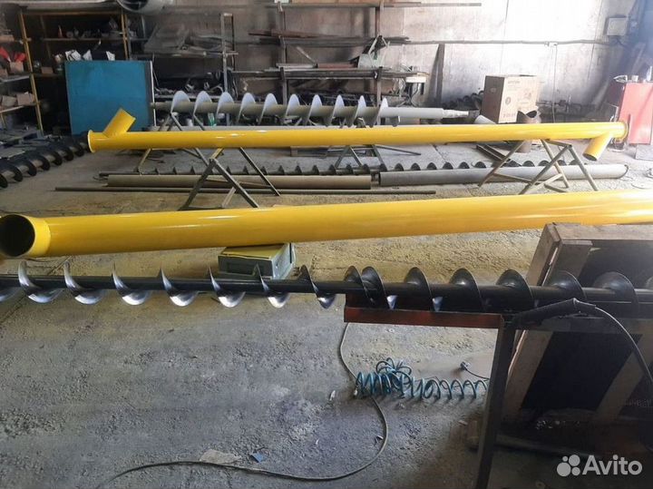 Шнек для зерна / Шнековый транспортер