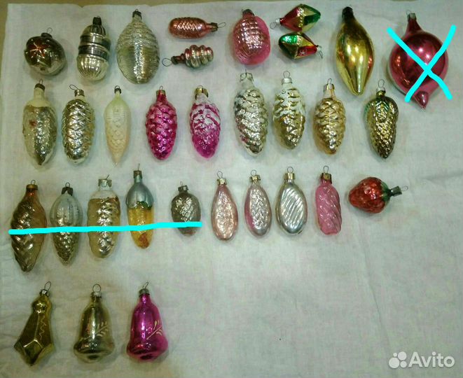 Ёлочные игрушки (Набор 10)