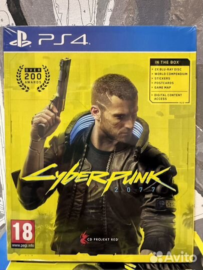 Cyberpunk 2077 ultimate edition ps4 диск новый