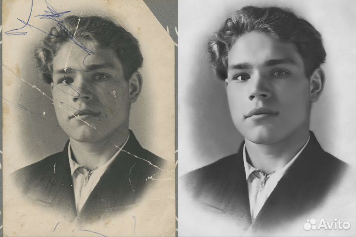 Реставрация старых фотографий, ретушь