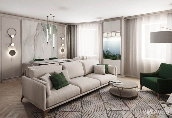 Дизайнер интерьера. Большой опыт. Под ключ