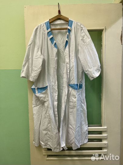 Медицинский халат от 42 по 46р бу с дефектами