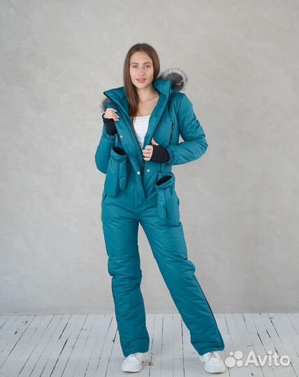 Женский зимний комбинезон
