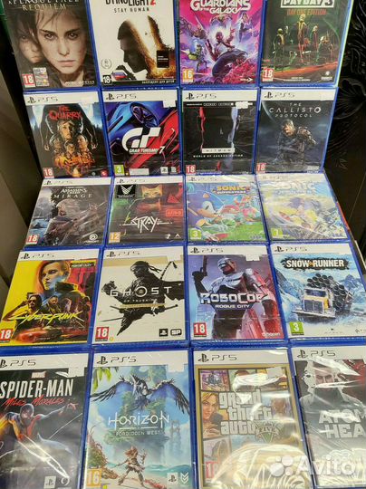 Игры ps5, лицензионные диски ps5