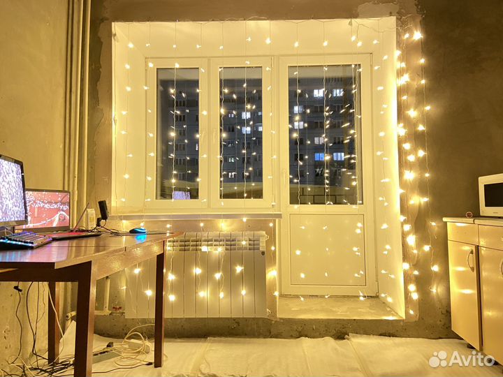 Гирлянда штора