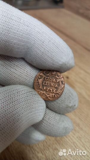 Полушка 1737 г