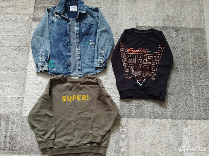 Рубашка джинсовая 110