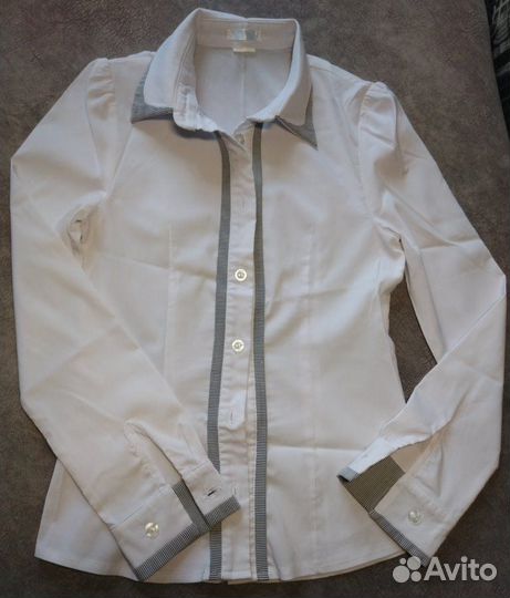 Белая блуза