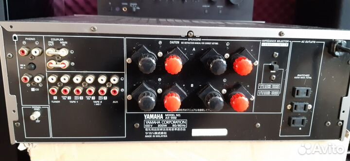 Усилитель Yamaha AX-892, sunbuck AV-608BT