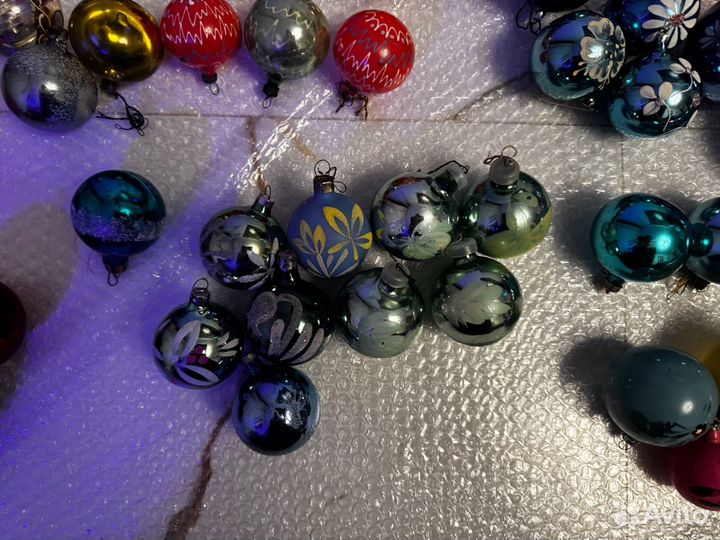 Елочные игрушки СССР и гдр шары