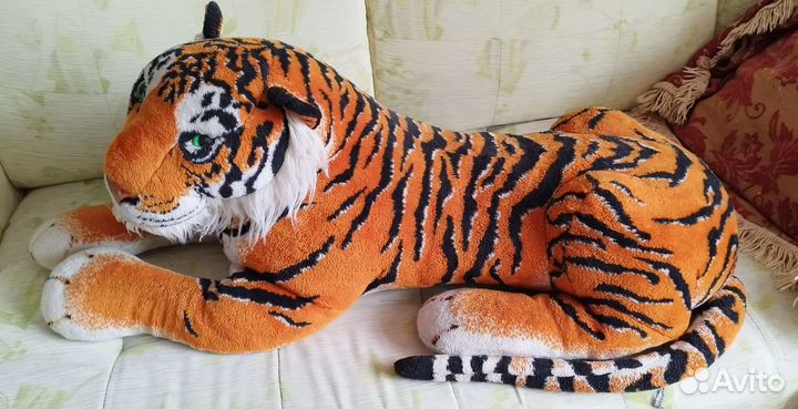 Тигр большой мягкая игрушка
