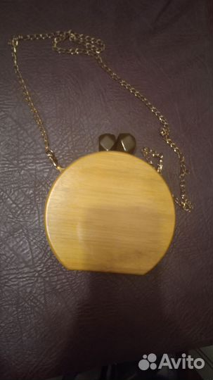 Клатч маленькая сумка из дерева