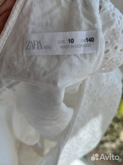 Рубашка zara 140