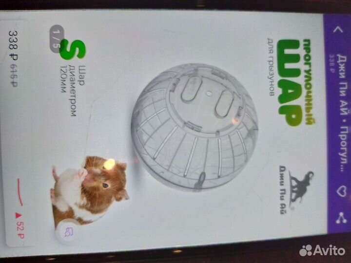 Шар для хомяка