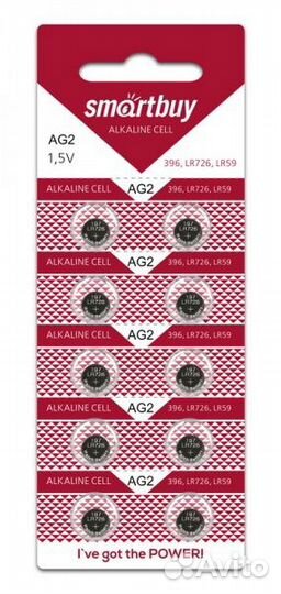 Батарейка Smartbuy часовая AG2 (10)