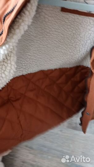 Парка куртка для мальчика осень капюшон
