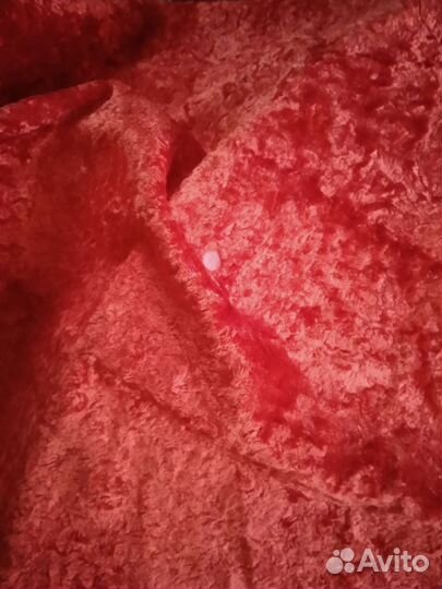 Скатерть плюшевая СССР винтаж