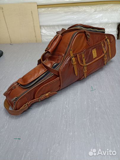 Чехол для саксофона -тенора из натуральной кожи