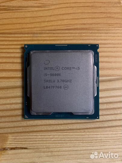 Процессор intel core i5 9600k