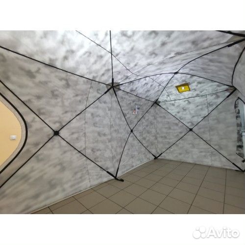 Зимняя палатка куб 2х комнатный утеплённый